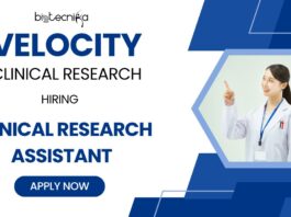 Openings for Clinical Research Jobs Apply for Clinical Research Assistant Role for this Life Science Job!