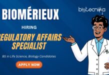 Openings for Life Science Jobs at biomérieux careers | Apply for the Regulatory Affairs Specialist Role Now! Openings for Life Science Jobs at biomérieux careers Apply for the Regulatory Affairs Specialist Role Now!
