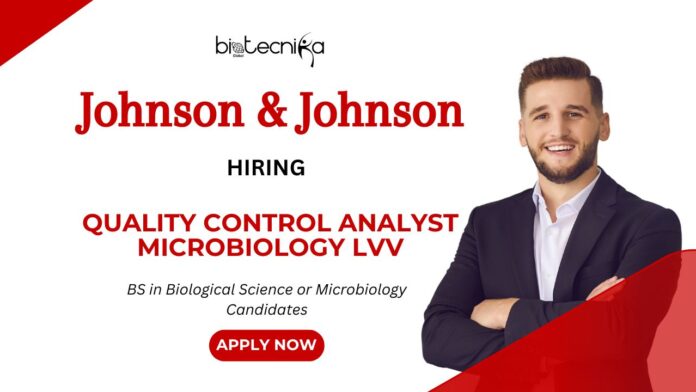 Openings for Microbiology Jobs Apply for Quality Control Analyst Role at J&J Careers Now! Openings for Microbiology Jobs Apply for Quality Control Analyst Role at J&J Careers Now!
