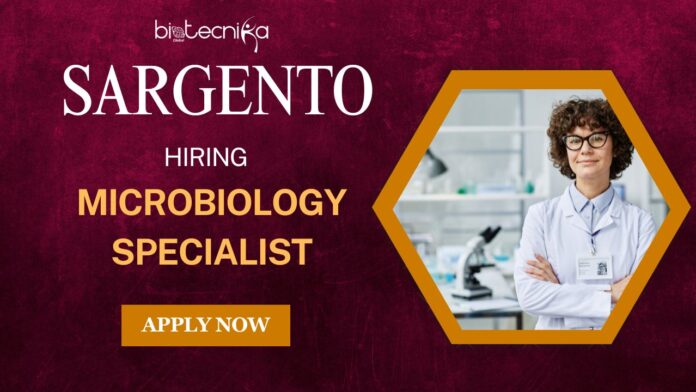Openings for Microbiology Jobs at Sargento Apply for the Biological Science Job Now!