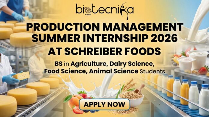 Openings for Product Management Summer Internship at Schreiber Foods Apply Now!