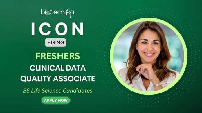 Openings for Quality Control Jobs at ICON plc Careers Apply for the Clinical Data Associate Role Now!
