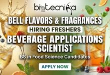 Openings for Research and Development Jobs at Bell Flavors & Fragrances | Apply for the Scientist Role Now! Openings for Research and Development Jobs at Bell Flavors & Fragrances Apply for the Scientist Role Now!