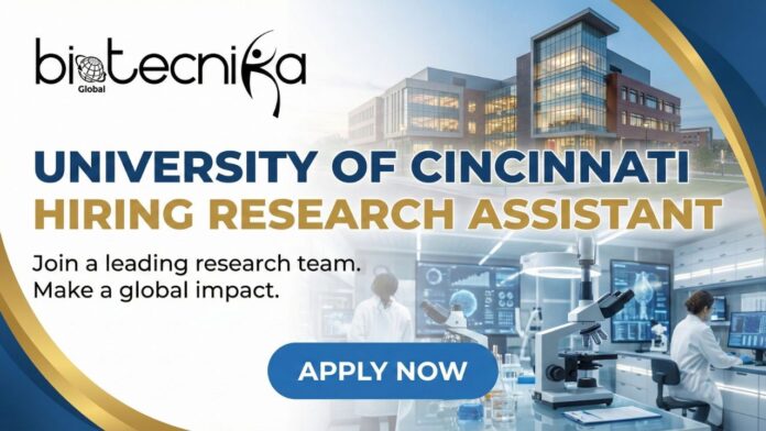 Part-Time Research Assistant Job at University of Cincinnati College of Medicine Apply Now for the Life Science Job! Part-Time Research Assistant Job at University of Cincinnati College of Medicine Apply Now for the Life Science Job!