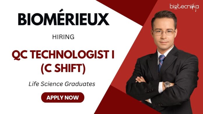 Quality Control Jobs at bioMérieux (QC Role) Apply Now for the Life Science Job and unlock your scientific careers!