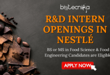 R&D Intern Opportunities at Nestlé | Food Science Internship Program in the US R&D Intern Opportunities at Nestlé | Food Science Internship Program in the US - Apply Now