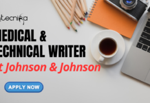 Build Your Future as a Medical Writer at Johnson & Johnson | Fully Remote Role Remote Medical Writer Jobs at Johnson and Johnson. Medical Writing Specialist Jobs in the USA. Latest Life Science jobs in the USA