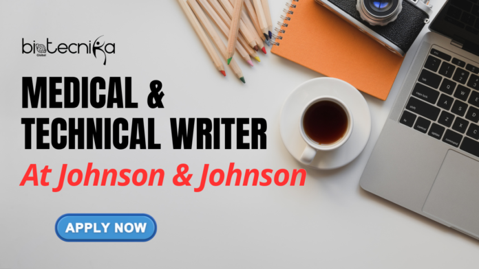 Remote Medical Writer Jobs at Johnson and Johnson. Medical Writing Specialist Jobs in the USA. Latest Life Science jobs in the USA