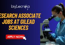 Research Associate Jobs at Gilead Sciences Research Associate Jobs at Gilead Sciences. Apply for Gilead Sr Research Associate jobs in California. Laboratory Research Jobs in the USA