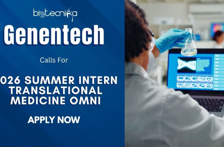 Research Internship at Genentech Apply Now and lead your Career in Bioinformatics!