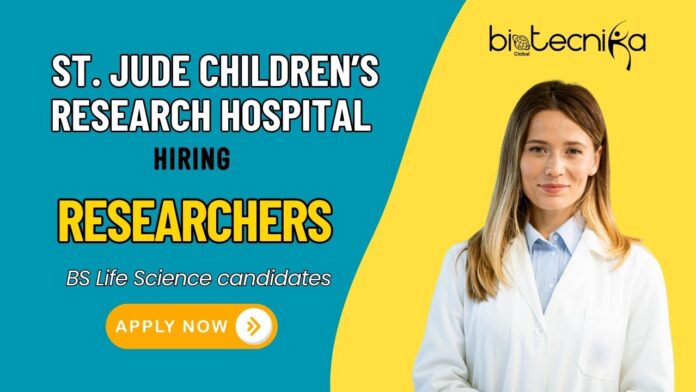 Researcher Jobs at St. Jude Children’s Research Hospital Apply Now to enhance your career in Genome Engineering!