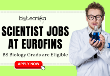 Scientist Jobs at Eurofins | BS Biology Grads are Eligible Scientist Jobs at Eurofins. BS Biology Grads are Eligible. Apply for Eurofins Scientist Microbiology jobs in Portage.