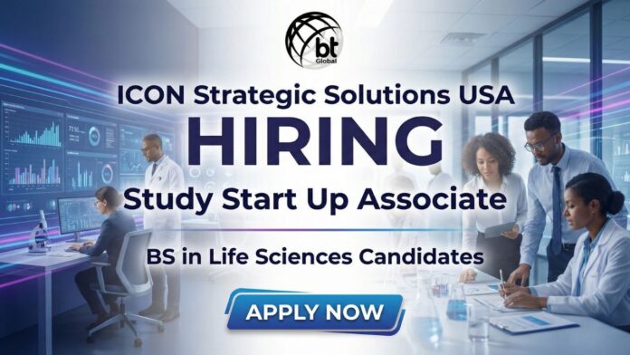 Study Start Up Associate II – Oncology role at ICON Strategic Solutions for life science jobs in clinical research