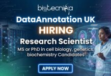 Research Jobs at DataAnnotation UK | Apply for Research Scientist Role Research Scientist working remotely on AI chatbot evaluation and dataannotation in a biology research job