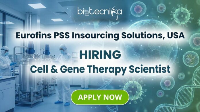 Scientist job at Eurofins performing cell and gene therapy research with multicolor flow cytometry in Malvern, AR lab