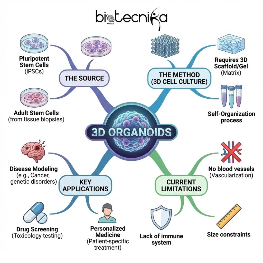 3D Organoids Beyond the Petri Dish Mind Map