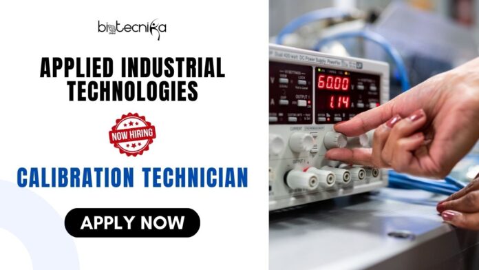 Calibration Technician Role at Applied Industrial Technologies Applied Industrial Technologies Calibration Technician job opening in USA