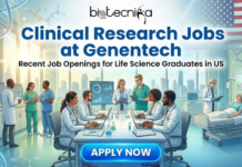Clinical Research Jobs at Genentech | Recent Job Openings for Life Science Graduates in US Explore Clinical Research jobs at Genentech in the USA. Join as a Clinical Research Scientist and advance your life science career.