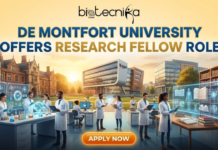 De Montfort University UK Offers Research Fellow Role in Textile Biotechnology | Apply Now Explore a Research Fellow in Textile Biotechnology role at De Montfort University. Apply for this UK research job textiles and biotechnology.
