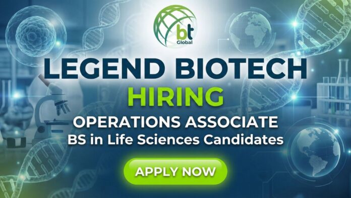 Operations Associate working in cGMP cleanroom at Legend Biotech – Life Science Jobs
