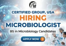 Microbiologist jobs at Certified Group USA | BS Microbiology Candidates Can Apply Microbiologist in a laboratory performing microbial testing – Certified Group Careers