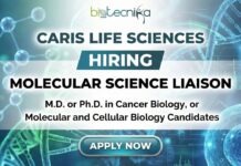 Remote Job Alert: Molecular Science Jobs at Caris Life Sciences USA | Job Opportunity for PhD Candidates Molecular Science Liaison Job at Caris Life Sciences – Precision Medicine Careers in Oncology