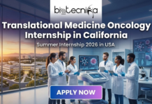 Translational Medicine Oncology Internship in California | Summer Internship 2026 in USA Translational Medicine Oncology Internship in California. Summer Internship 2026 in USA. Cancer Research Internship in USA