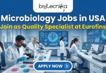 Latest Microbiology Jobs Alerts | Join as Quality Specialist at Eurofins USA Microbiology Jobs in USA. Apply for Quality Specialist at Eurofins. Latest Life Science Jobs in Eurofins USA. Job Openings in USA.