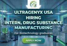 Intern Jobs at Ultragenyx USA | Apply for Intern, Drug Substance Manufacturing Role Ultragenyx Drug Substance Manufacturing Intern Jobs – Downstream & Central Services Poster