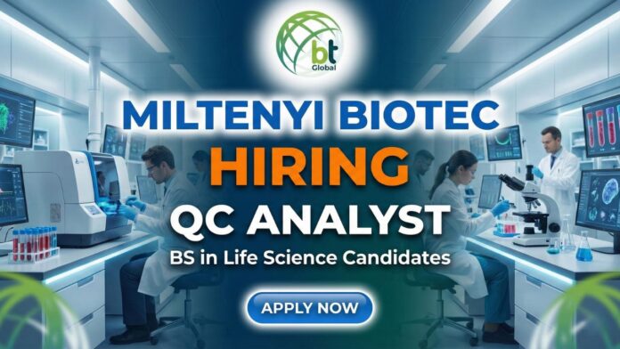 QC Analyst I job opening AT miltenyi biotec – laboratory quality control role in San Jose, swing shift.
