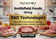 Latest R&D Jobs at Smithfield Foods Careers | Apply for R&D Technologist Role Latest R&D Jobs at Smithfield Foods Careers | Apply for R&D Technologist Role