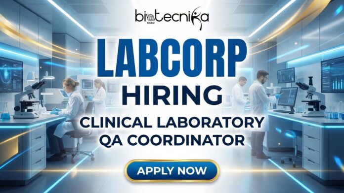 Openings for Clinical Laboratory Jobs at Labcorp | Apply for the QA Coordinator Role