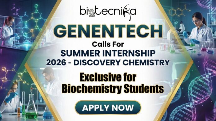 Biochemistry Summer Internship Opportunity at Genentech Careers | Apply Now Biochemistry Summer Internship Opportunity at Genentech Careers | Apply Now