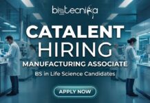 Openings for Life Science Jobs at Catalent | Apply for the Manufacturing Associate Role Openings for Life Science Jobs at Catalent Careers | Apply for the Manufacturing Associate Role