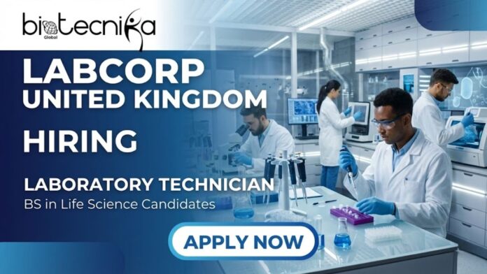 Latest Life Science Jobs at Labcorp | Join for the Laboratory Technician Role Now!
