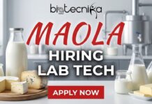 Laboratory Technician Job Opportunity at Maola Milk | Apply for the Biochemistry Jobs in USA Laboratory Technician Job Opportunity at Maola Milk Careers | Apply for the Biochemistry Jobs