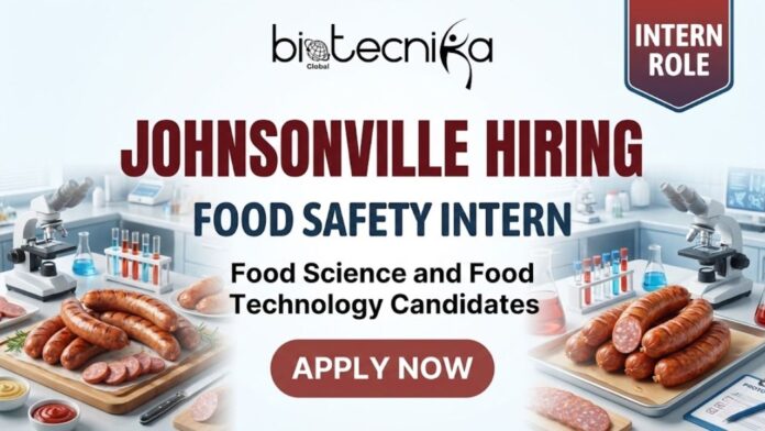 Latest Food Safety Jobs at Johnsonville | Apply for the Food Safety Intern Role!