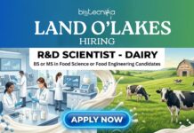Latest R&D Jobs at Land O’Lakes, USA | Food Science Candidates Apply for the Scientist Role Latest R&D Jobs at Land O'Lakes, USA | Food Science Candidates Apply for the Scientist Role