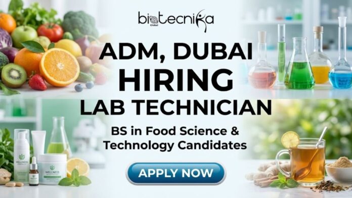 Exciting Lab Technician Job Opportunity | Apply for the Food Science Jobs at ADM