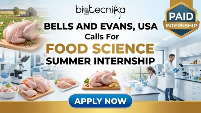 Kick start your career with the Food Science Internship at Bells and Evans | Apply for the Food Safety Intern Role