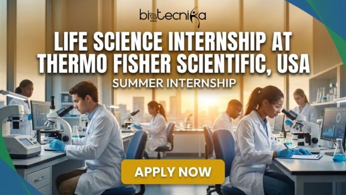 Exciting Life Science Internship Opportunity at Thermo Fisher Scientific, USA | Apply for the Intern Role
