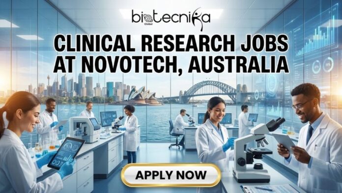 Opportunities for Clinical Research Jobs at Novotech | Apply for the Clinical Research Associate Role!
