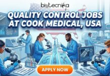 Latest Quality Control Jobs at Cook Medical, USA | Apply for the Quality Control Associate Role! Latest Quality Control Jobs at Cook Medical, USA | Apply for the Quality Control Associate Role!