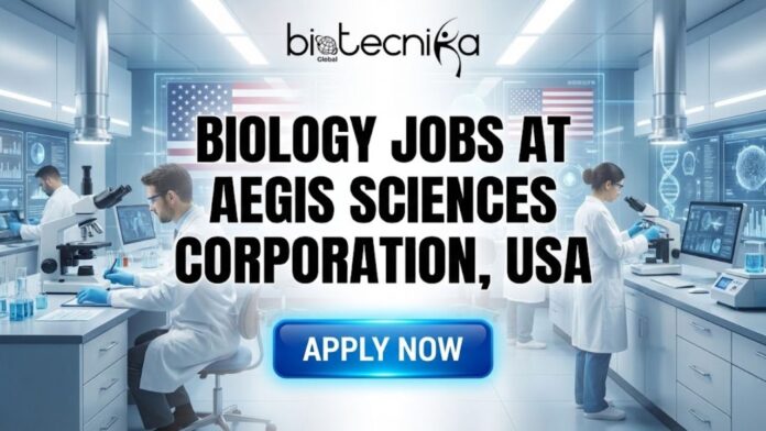 Aegis Sciences Hiring Accessioning Technician | Apply for the Biology Jobs Now!