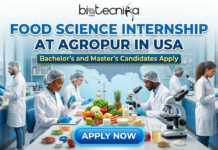 Latest Food Science Internship at Agropur in USA | Bachelor’s and Master’s Candidates Apply Apply for a food science internship at Agropur in the USA. Gain hands-on experience as a quality assurance intern. Internships in USA