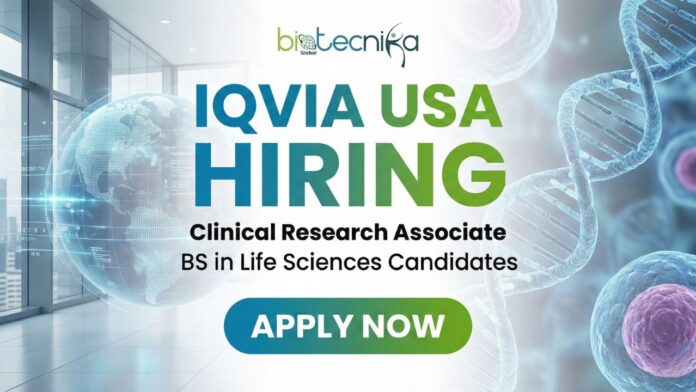CRA 2 Oncology Clinical Research Associate job at IQVIA Biotech USA