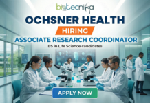 Research Jobs at Ochsner Health USA | Apply for Associate Research Coordinator Role Healthcare professional working as an Associate Research Coordinator at Ochsner Health during a clinical research job.