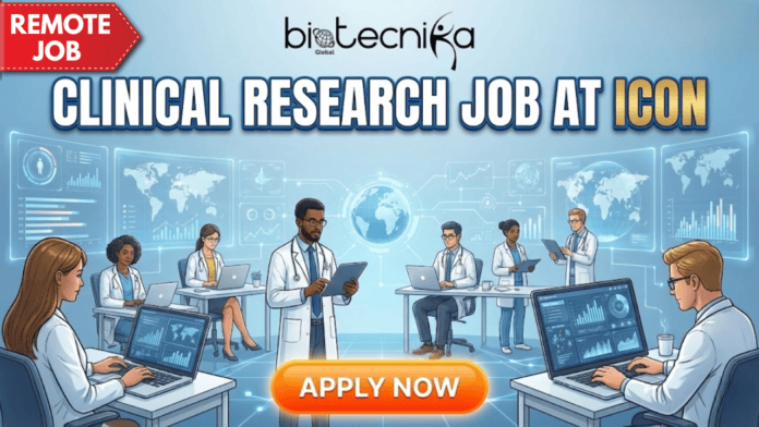 Latest Remote Job Alert | Apply For Clinical Research Job at ICON