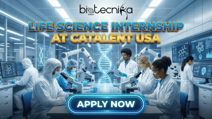 Life Science Internship at Catalent USA | Apply Now