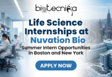 Life Science Internships at Nuvation Bio | Summer Intern Opportunities in Boston and New York Life Science Internships at Nuvation Bio in Boston and New York. Apply For Summer Internship at Nuvation Bio.